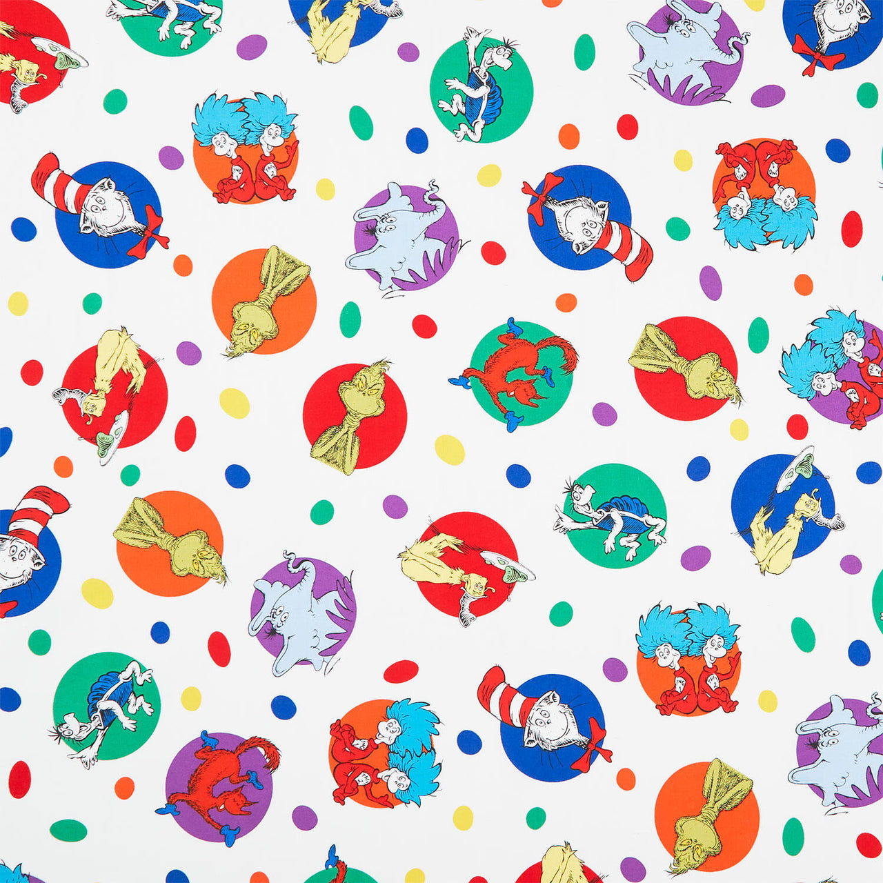 Dr. Seuss Colorful Pal Ctn. - Bright Yardage