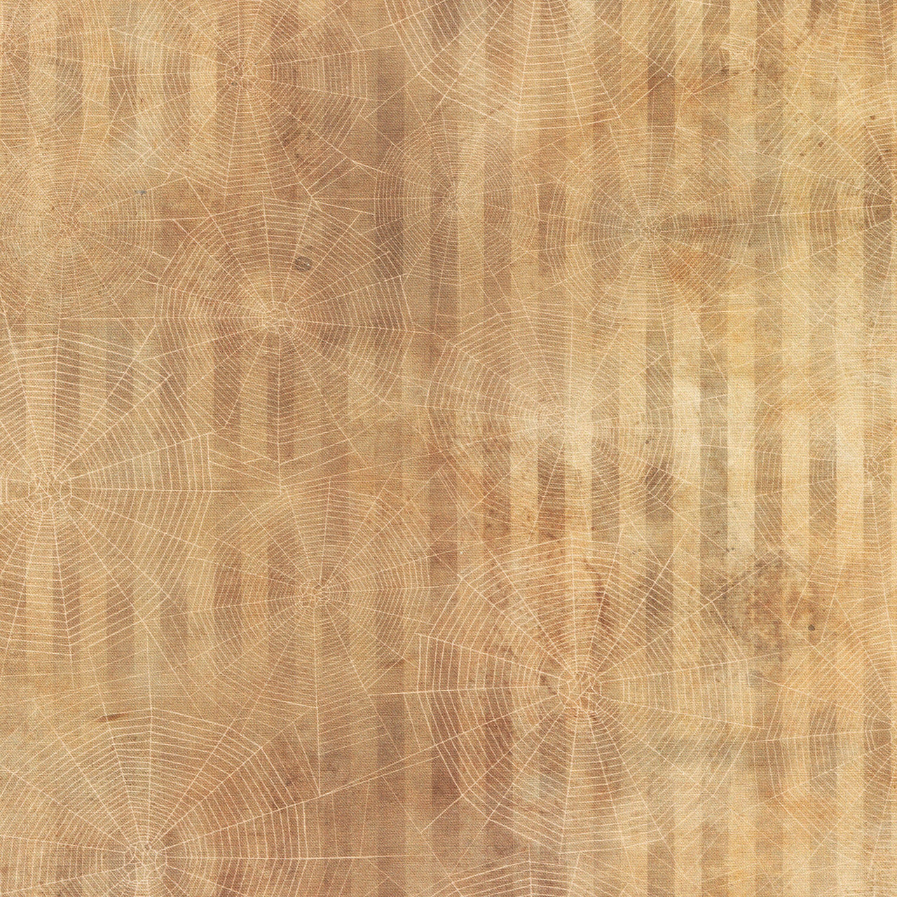 Dreadful Delights - Webs Stripe Bone Yardage
