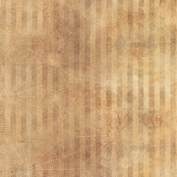 Dreadful Delights - Webs Stripe Bone Yardage