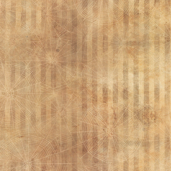 Dreadful Delights - Webs Stripe Bone Yardage