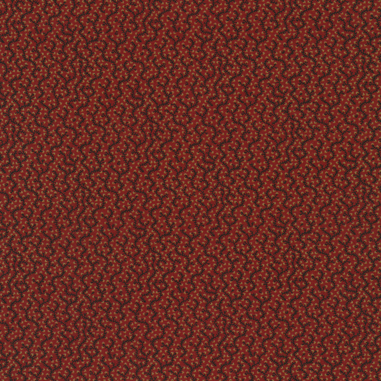 Dakota Threads - Vines Maroon Yardage