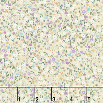 Deer Wilds - Ditsy Floral Pearl Yardage