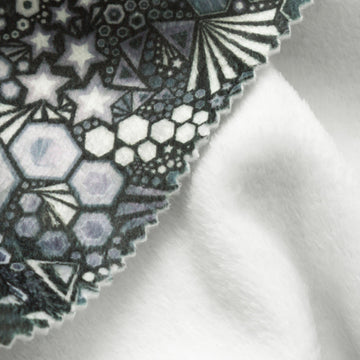 Doux Luxe - Hexagon Onyx Yardage