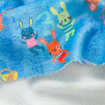 Doux Luxe - Animals Counting Lake Yardage