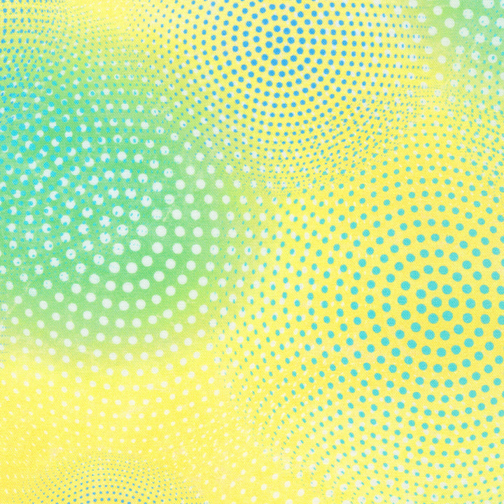 Enchanted Aviary - Spirals Citrus Yardage