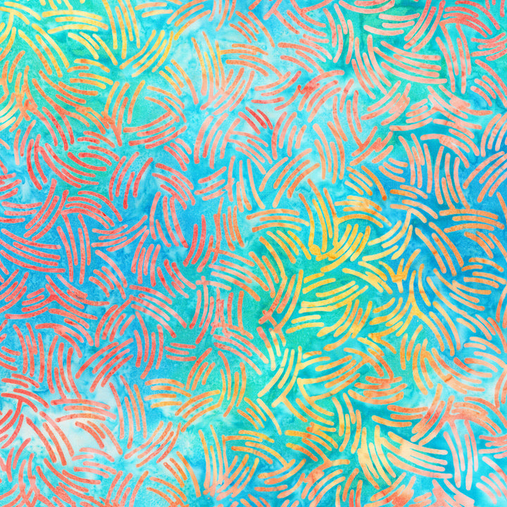 Artisan Batiks - Energy Geos - Brushstroke Sky Yardage