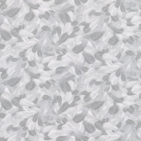 Feathers - Grey Yardage