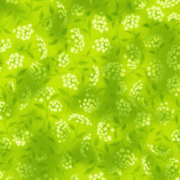 Fusions - Wispy Floral Pickle Yardage
