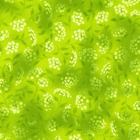 Fusions - Wispy Floral Pickle Yardage