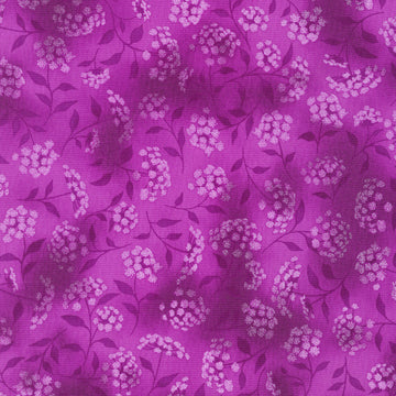 Fusions - Wispy Floral Foxglove Yardage