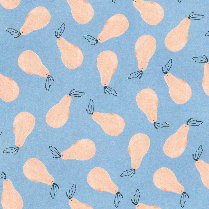 Fruit Cup - Pears Cornflower Yardage