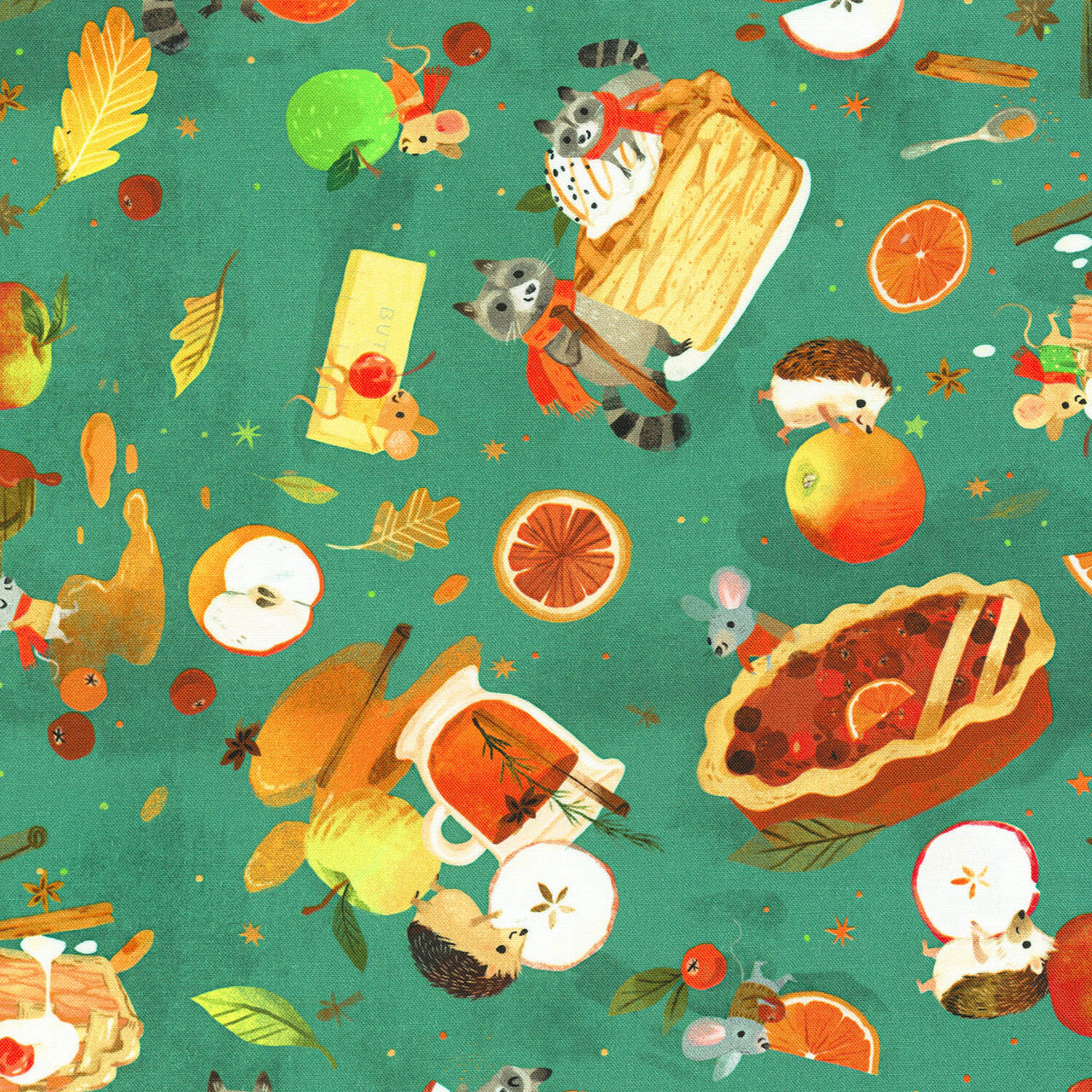 Forest Feast - Food Cypress Yardage