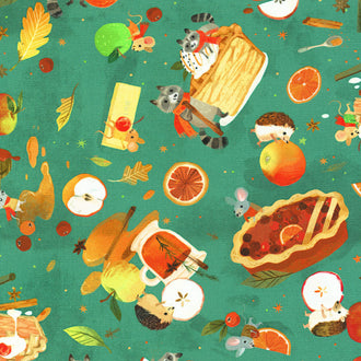 Forest Feast - Food Cypress Yardage