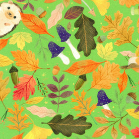 Forest Feast - Hedgehogs Sour Apple Yardage