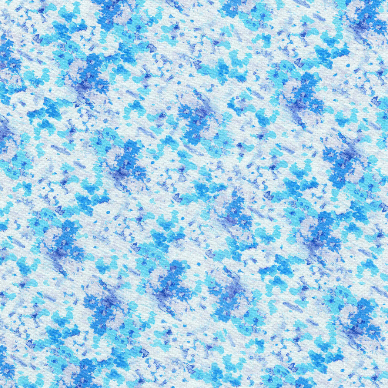 Flower Monet - Mottled Floral Breeze Yardage