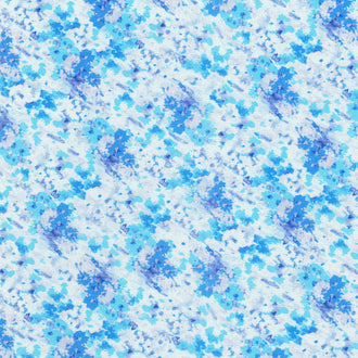 Flower Monet - Mottled Floral Breeze Yardage