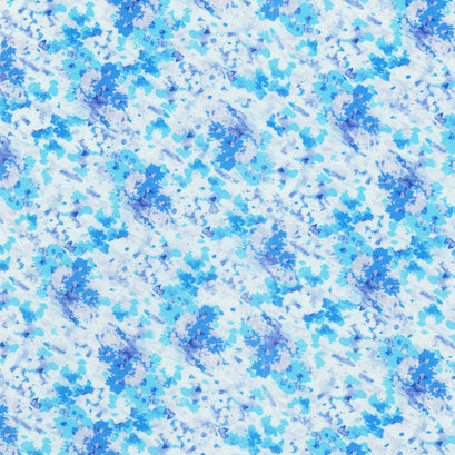 Flower Monet - Mottled Floral Breeze Yardage