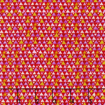 Gustav Klimt - Triangles Rose Yardage