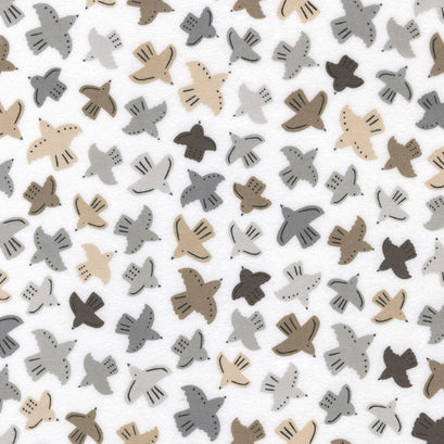 Gentle Night Flannel - Taupe Yardage