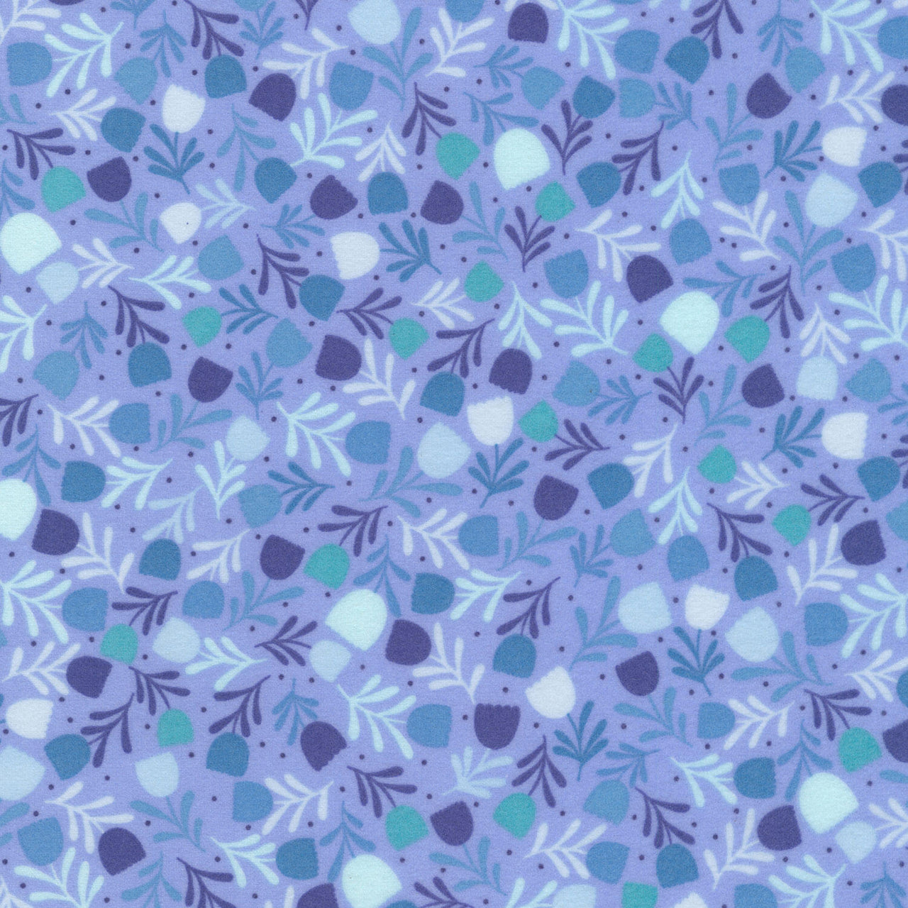 Gentle Night Flannel - Blue Yardage