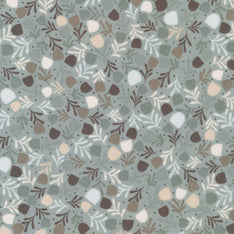 Gentle Night Flannel - Charcoal Yardage
