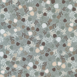 Gentle Night Flannel - Charcoal Yardage