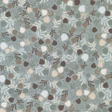 Gentle Night Flannel - Charcoal Yardage