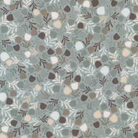 Gentle Night Flannel - Charcoal Yardage
