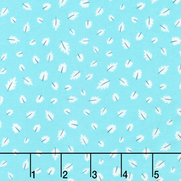 Gentle Night Flannel - Aqua Yardage