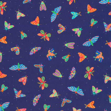 Garden Lights - Butterflies Night Yardage