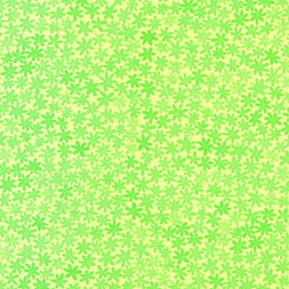 Garden Lights - Star Flowers Lemon Yardage