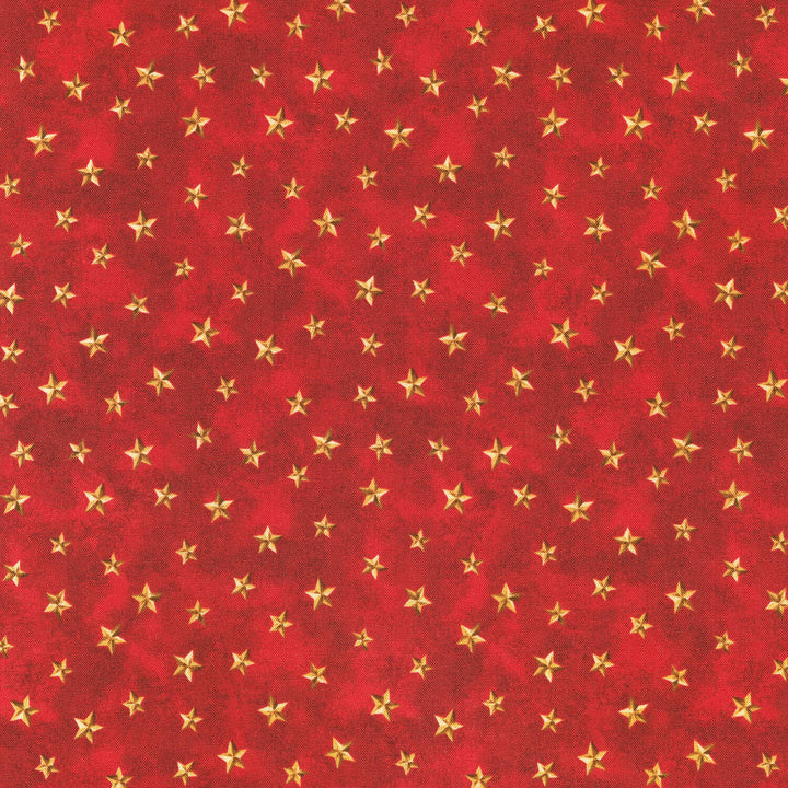 Golden Stars - Stars Red Yardage
