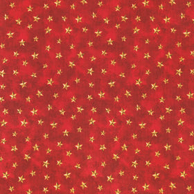Golden Stars - Stars Red Yardage