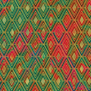 Golden Vibes - Diamond Jewel Yardage