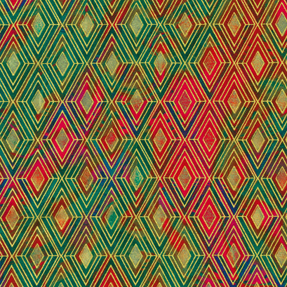 Golden Vibes - Diamond Jewel Yardage