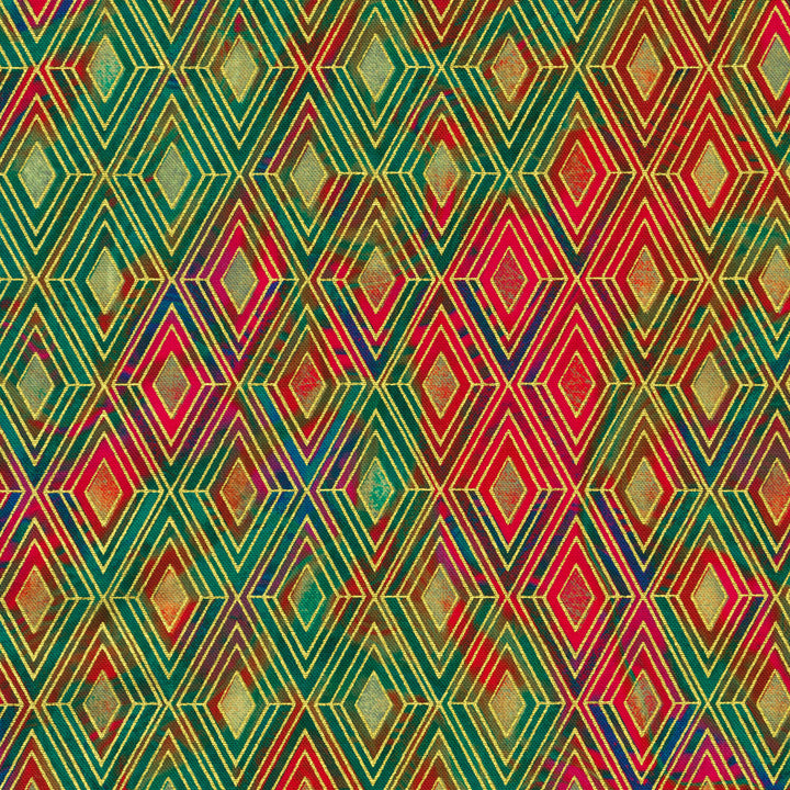 Golden Vibes - Diamond Jewel Yardage