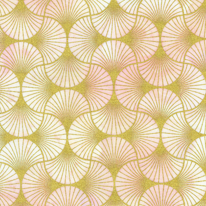 Golden Vibes - Fans Blush Yardage