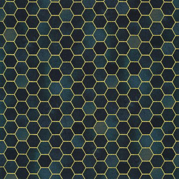 Golden Vibes - Honeycomb Onyx Yardage