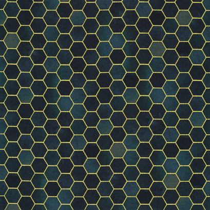Golden Vibes - Honeycomb Onyx Yardage