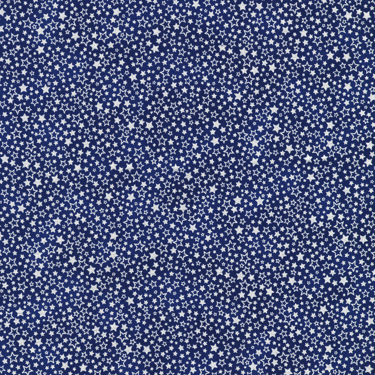 Holiday Charms - Stars Navy Yardage