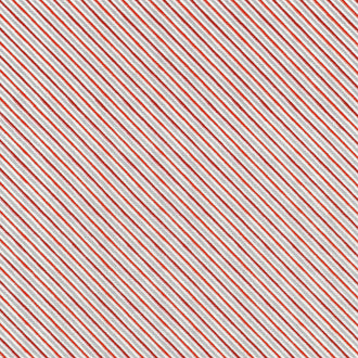 Holiday Charms - Diagonal Stripe Scarlet Yardage