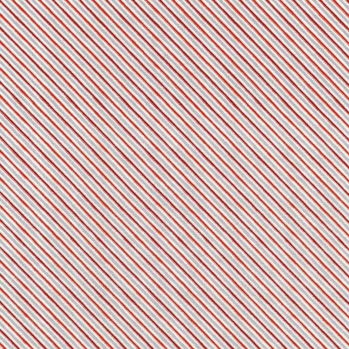 Holiday Charms - Diagonal Stripe Scarlet Yardage