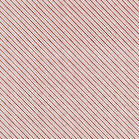 Holiday Charms - Stripe Scarlet Yardage