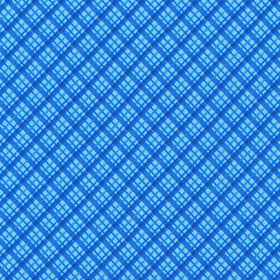 Holiday Charms - Diagonal Plaid Blue Yardage