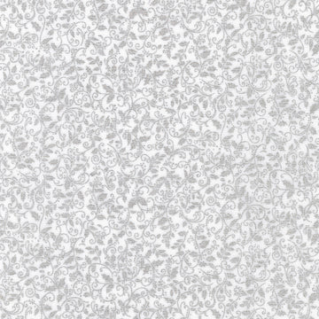 Holiday Charms - Silver Metallic Yardage
