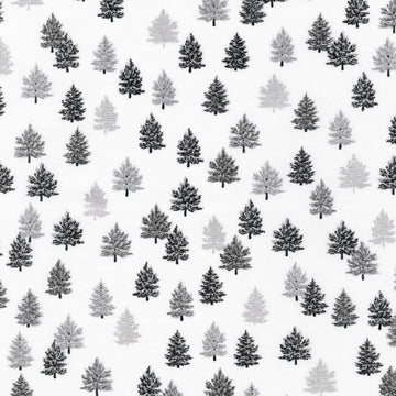 Holiday Charms - Trees Ice Yardage