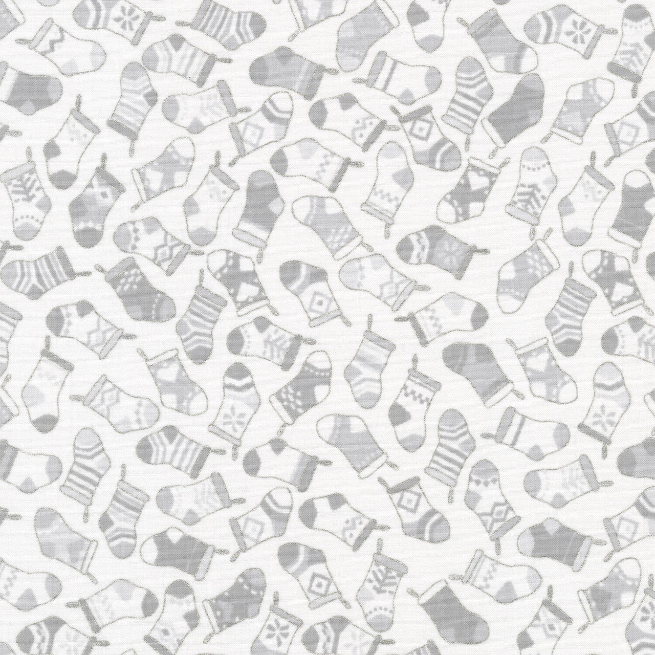 Holiday Charms - Stockings Ice Yardage