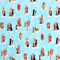 Holly Jolly Christmas - Blue Yardage