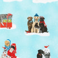 Holly Jolly Christmas - Blue Yardage