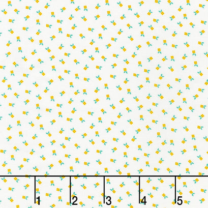 Hints Of Prints - Yellow Yardage